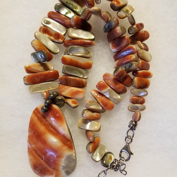 Rare Silpada Abalone Shell Neckace - Picture 9 of 10